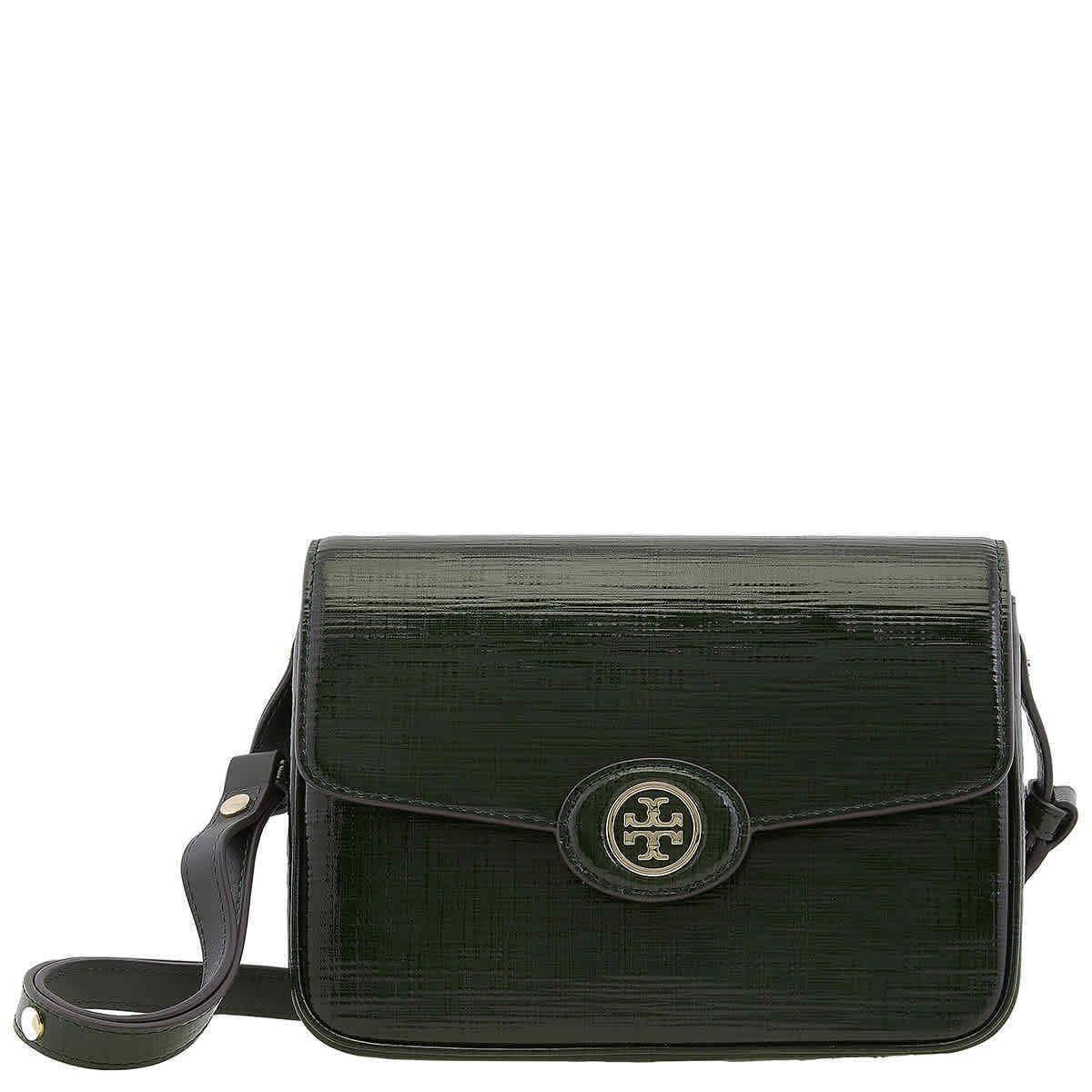 Tory Burch Robinson Embossed Leather Convertible Shoulder Bag 154731-300