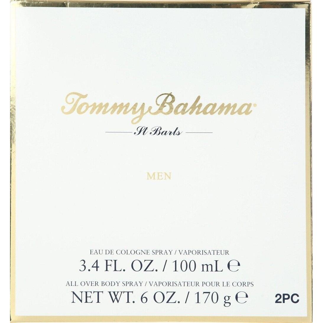 Tommy Bahama St Barts Men 6 OZ Body Spray 3.4 OZ Edc Spray