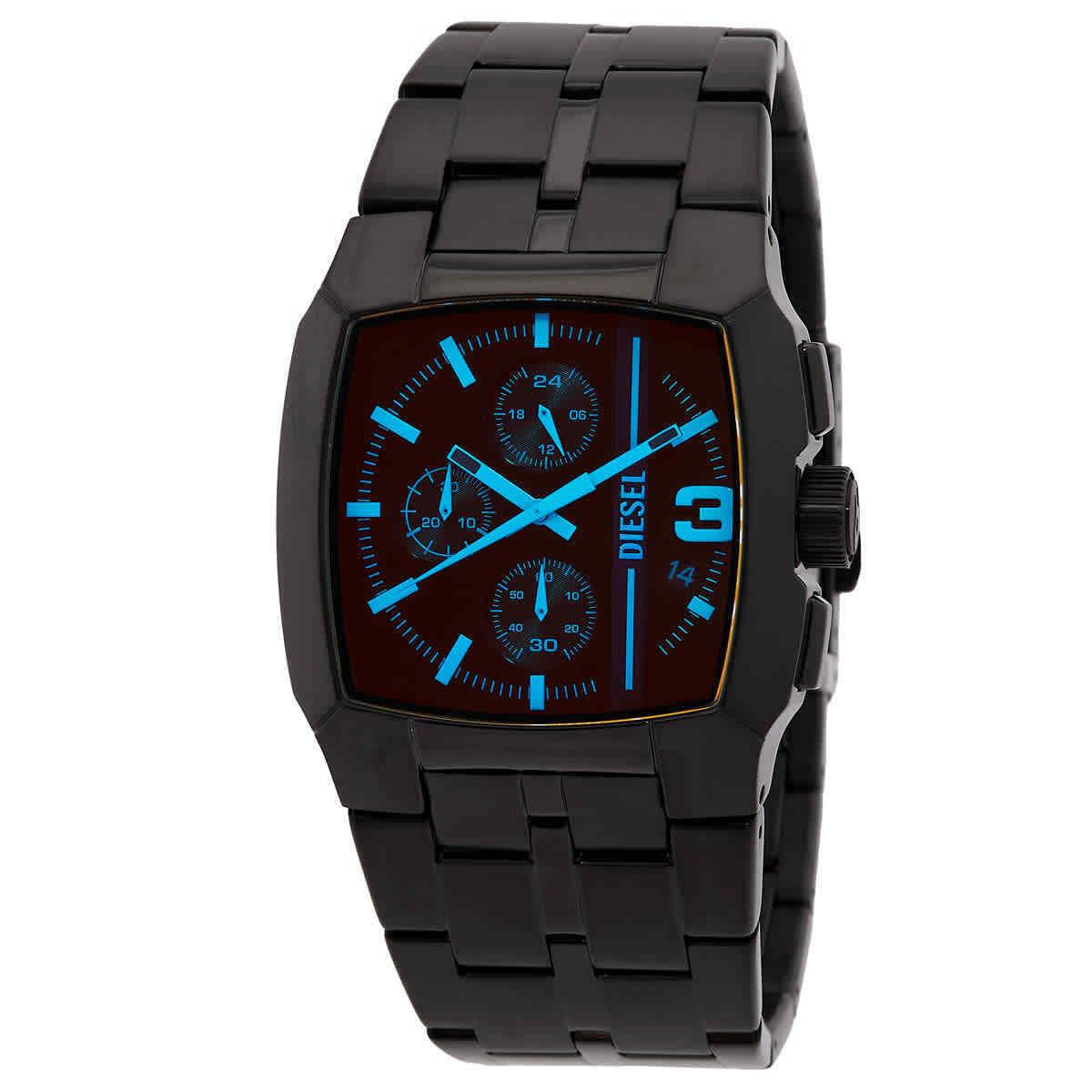 Diesel Cliffhanger Chronograph Quartz Black Dial Men`s Watch DZ4640