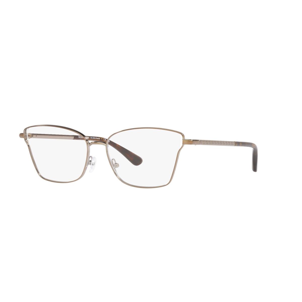 Michael Kors MK3063 1213 Radda Mink Demo Lens 53 mm Women`s Eyeglasses - Frame: Mink