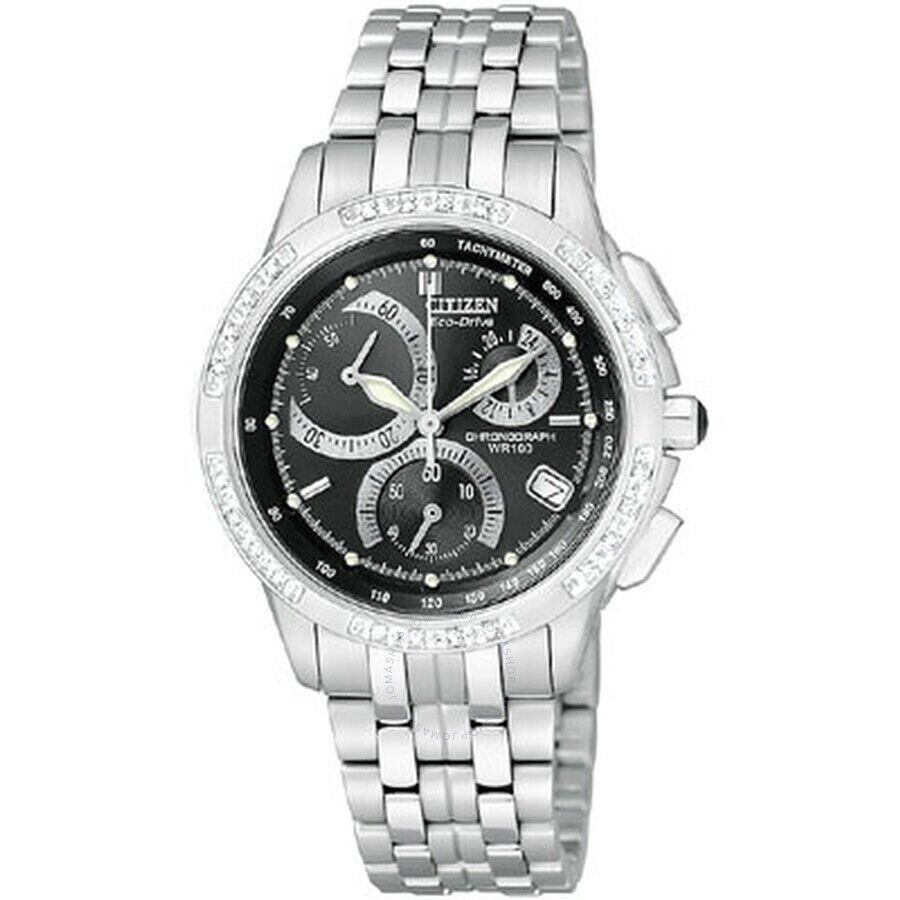 Citizen FB1090-57E Calibre 4700 Diamond Chronograph Tachymeter Date Ladies Watch