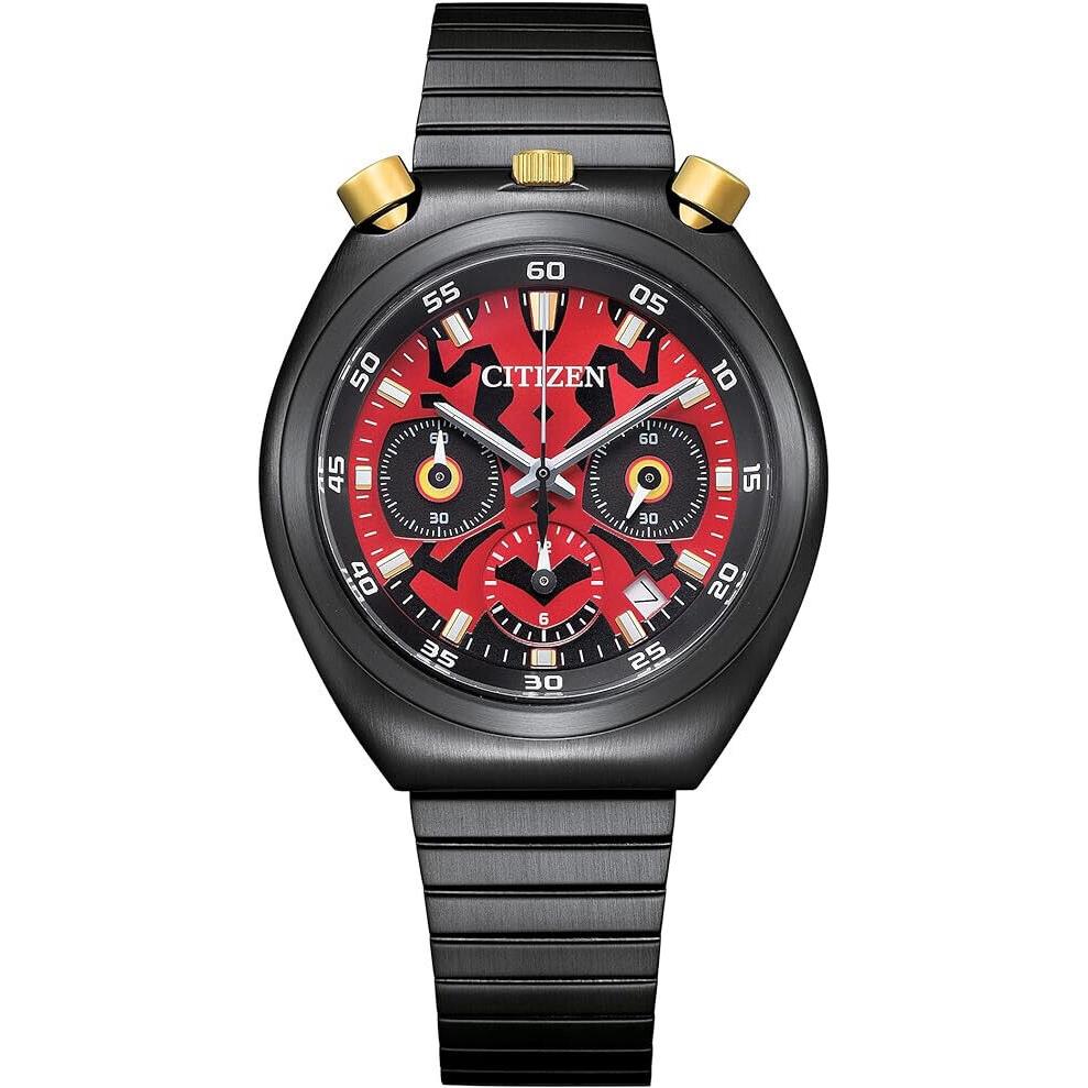 Citizen Star Wars Darth Maul Watch Chronograph Unisex Date Indicator AN3668-55W