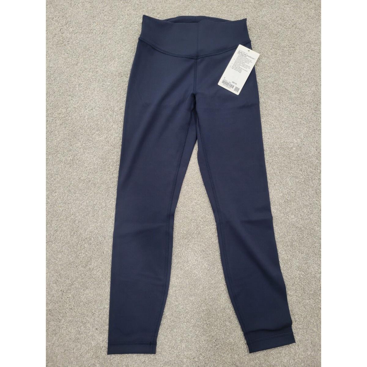 Lululemon Wunder Under Smoothcover High-rise Tight 25 Size 6 Color True Navy