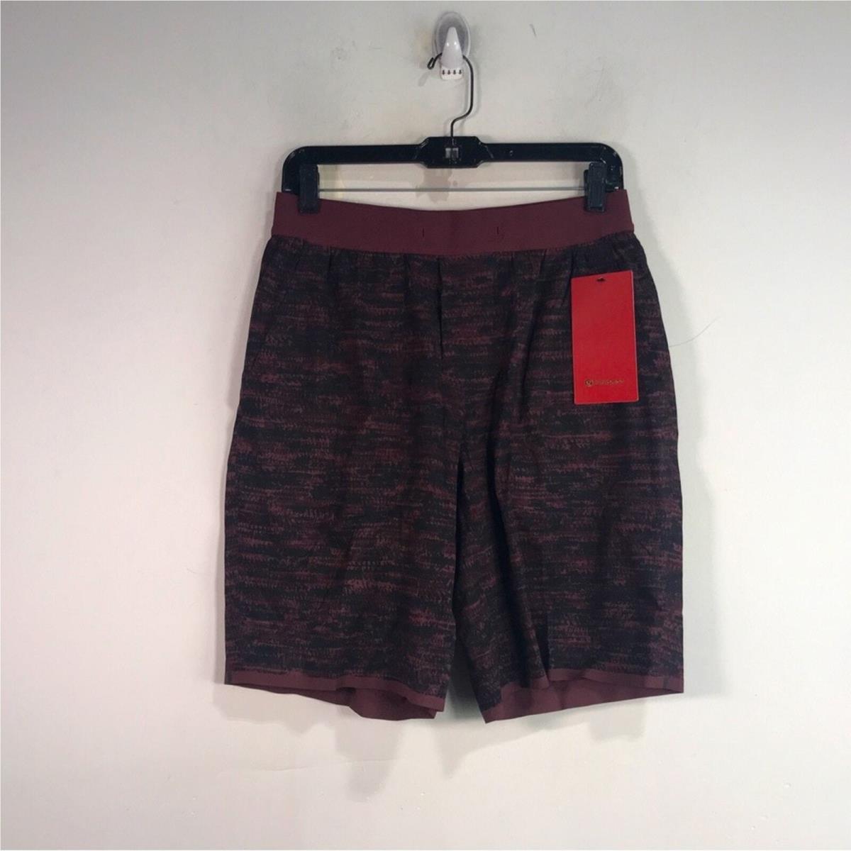 Lululemon Red Tag T.h.e 9 Reversible Short Size M - Maroon/black Men`s