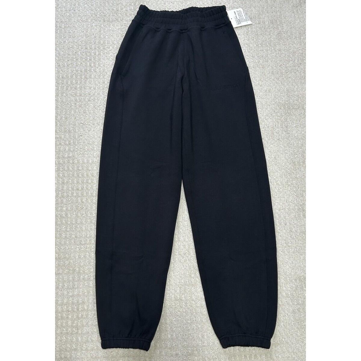 Lululemon Womens Special Edition Smooth Spacer Jogger Emboss Black Size 0