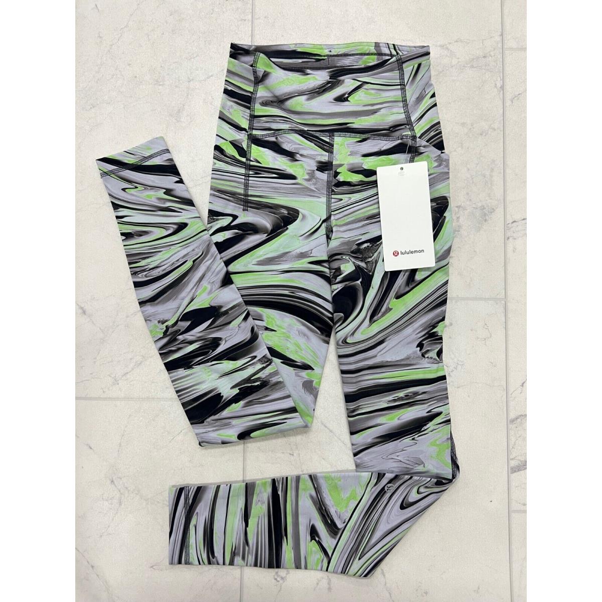 Lululemon Swift Speed HR Tight 28 In Paint Glide Warp Multi Size: 2