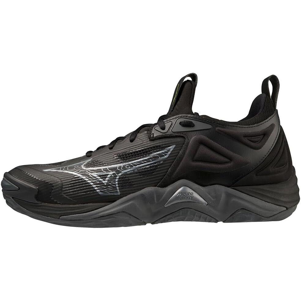 Mizuno Men`s Wave Momentum 3 Volleyball Shoe Black-grey