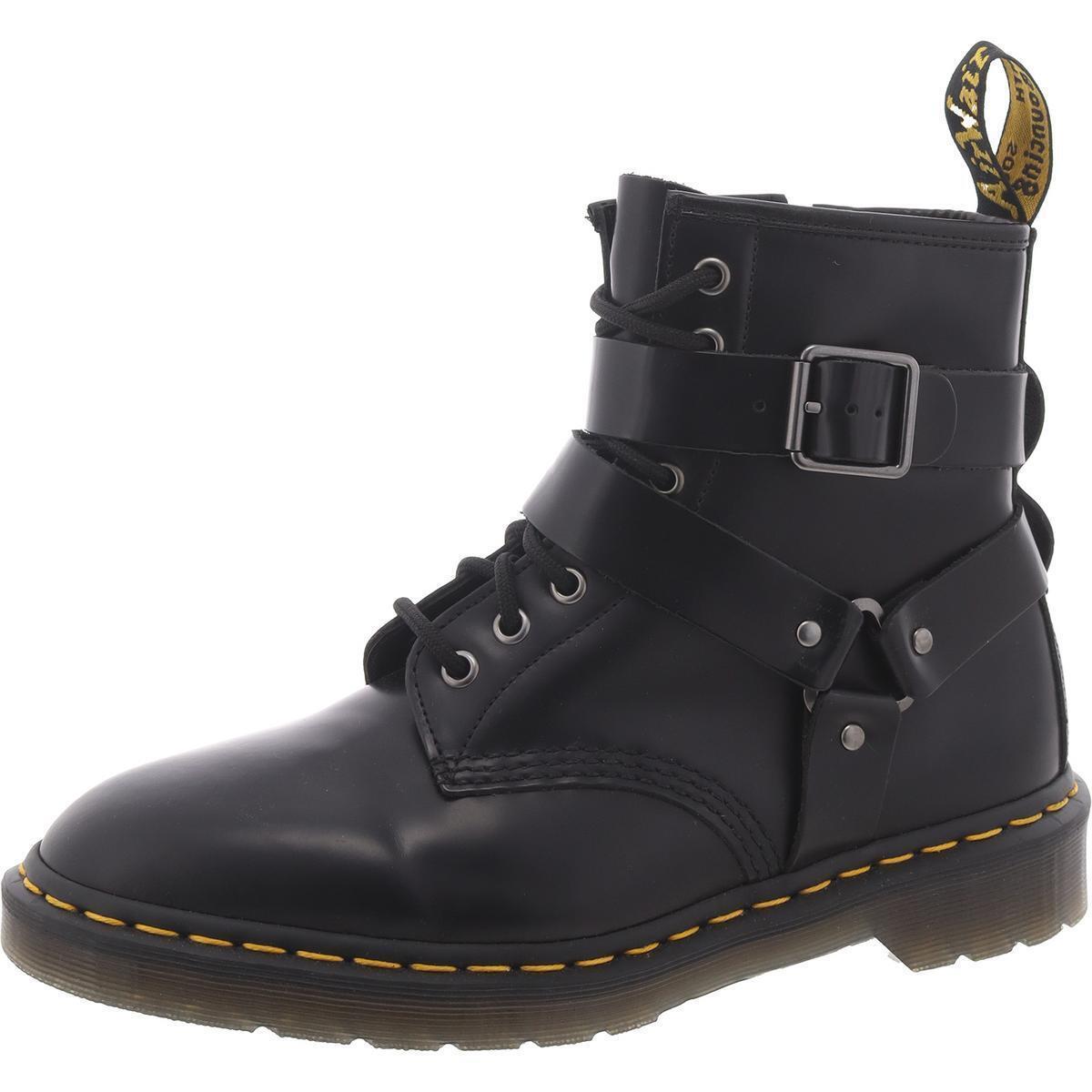 Dr. Martens Womens Ankle Work Safety Boots Shoes Bhfo 6094 - Black