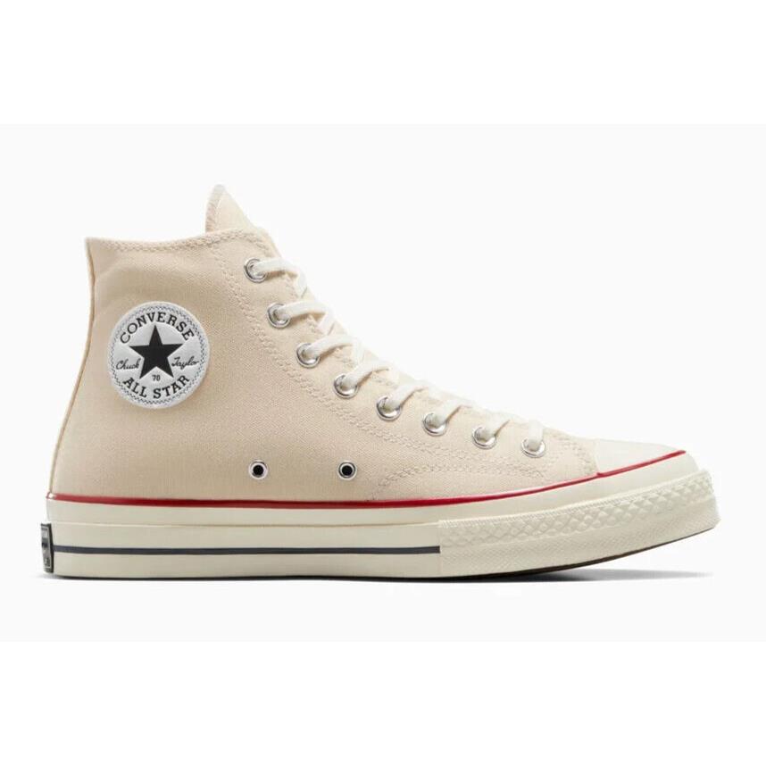 Mens Converse Chuck 70 Parchment Garnet Egret Canvas Shoes