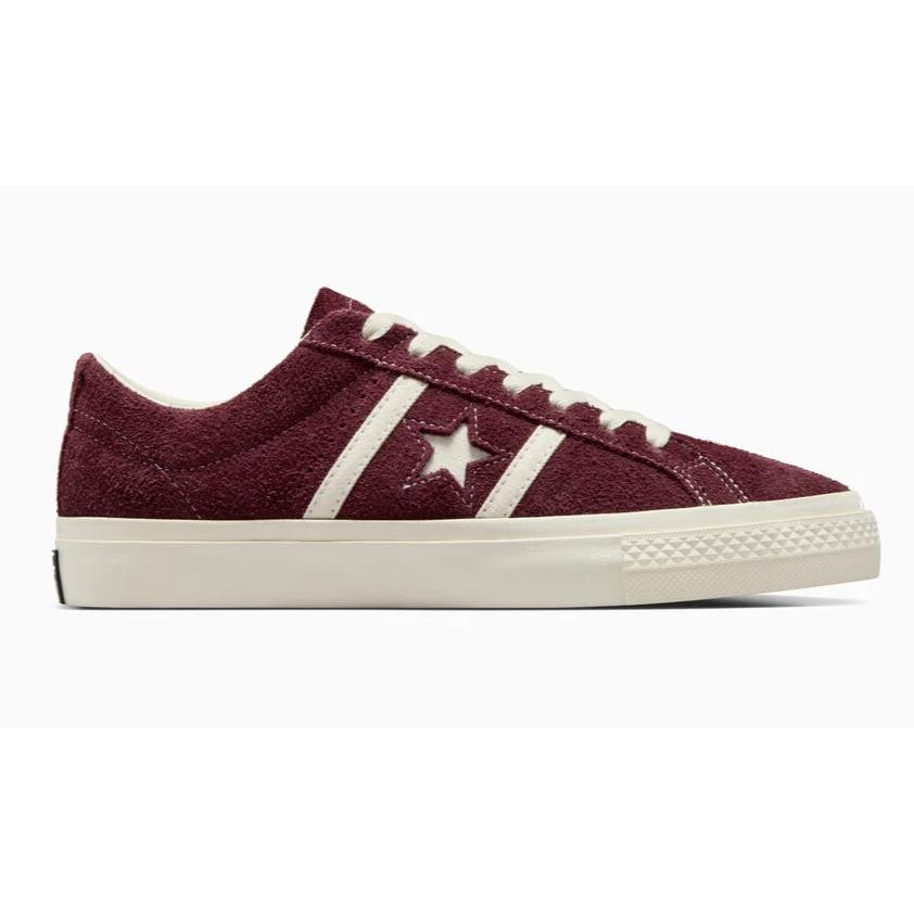 Mens Converse Cons One Star Academy Pro Bloodstone Suede Shoes - Red