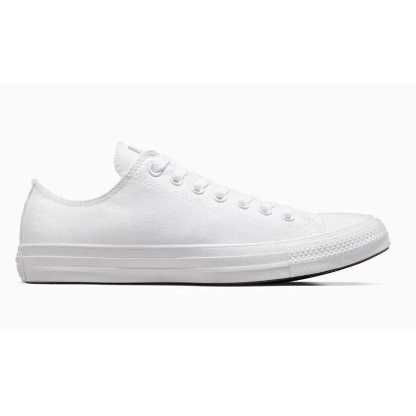 Mens Converse Chuck Taylor All Star White Monochrome Canvas Shoes