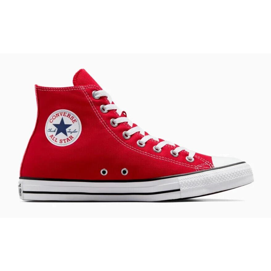 Mens Converse Chuck Taylor All Star Red Canvas Shoes