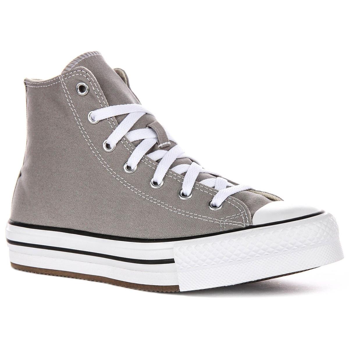 Converse A07346C Chuck Taylor All Star Eva Lift Boys Shoes Grey US 4 - 7