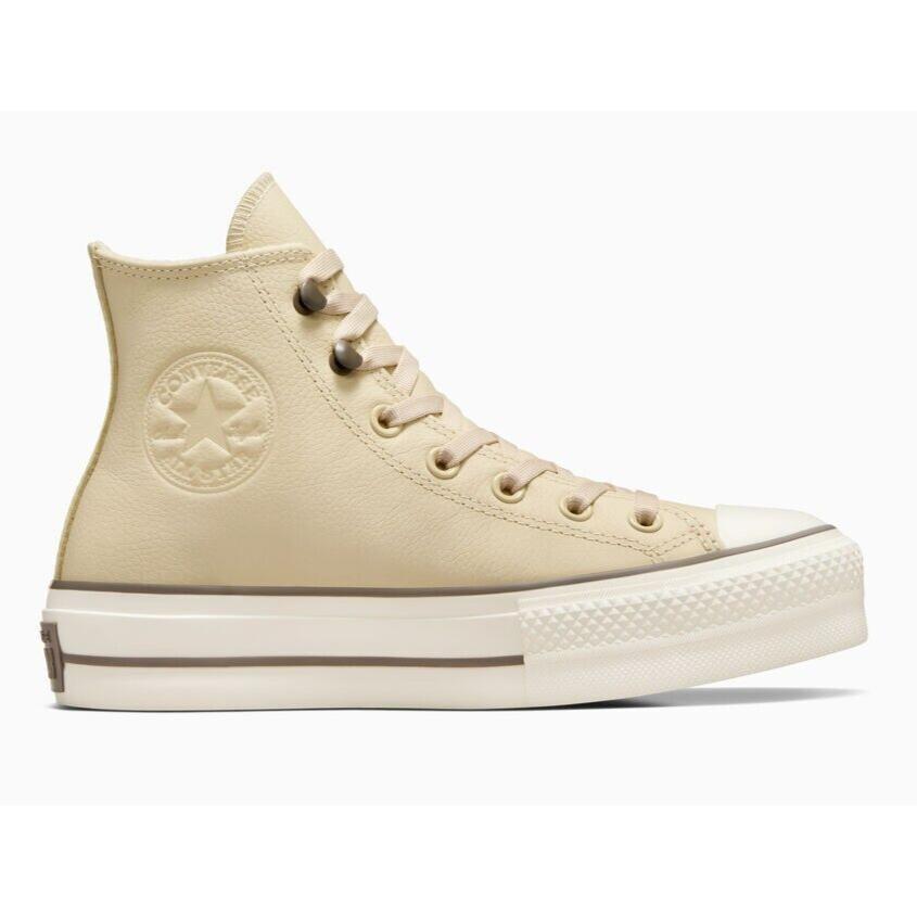 Womens Converse Chuck Taylor All Star Lift Platform Miso Glaze Leather Shoes