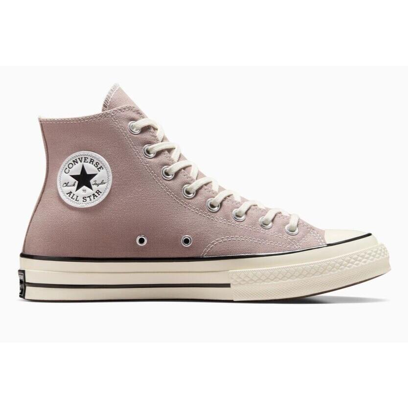 Womens Converse Chuck 70 Bite The Dust Egret Black Canvas Shoes - Pink