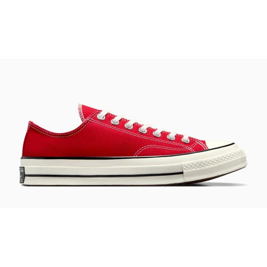 Womens Converse Chuck 70 Enamel Red Egret Black Canvas Low Top Shoes