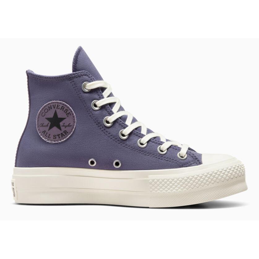 Womens Converse Chuck Taylor All Star Lift Pearls Lavender Ash Canvas Shoes