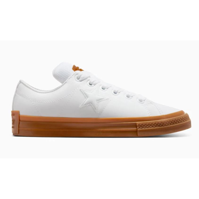 Womens Converse One Star Puff White Gum Canvas Shoes