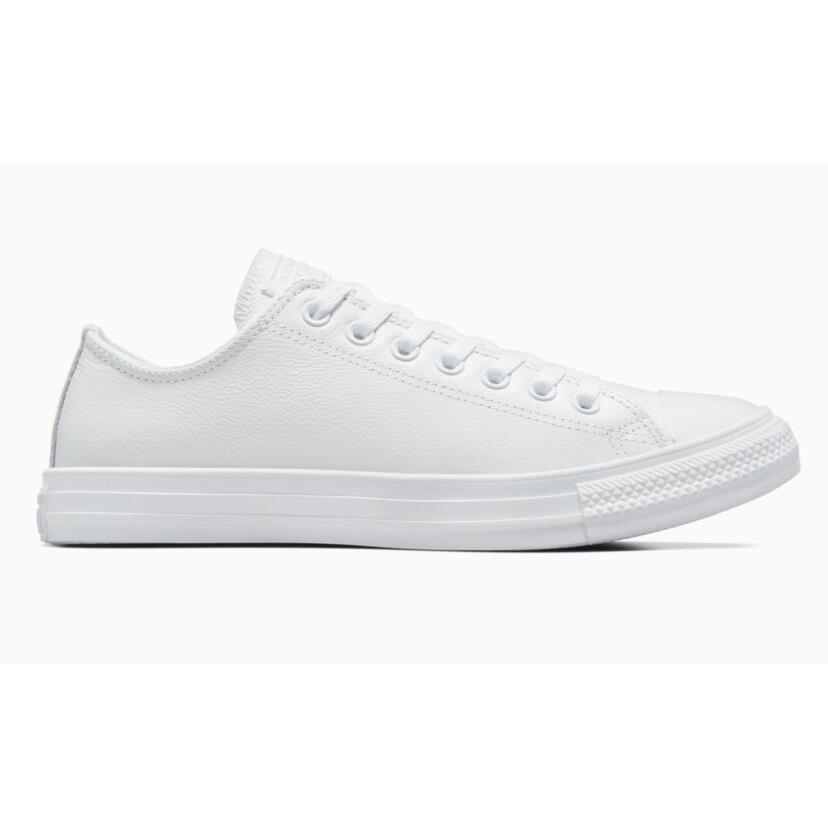 Mens Converse Chuck Taylor All Star Mono White Leather Shoes