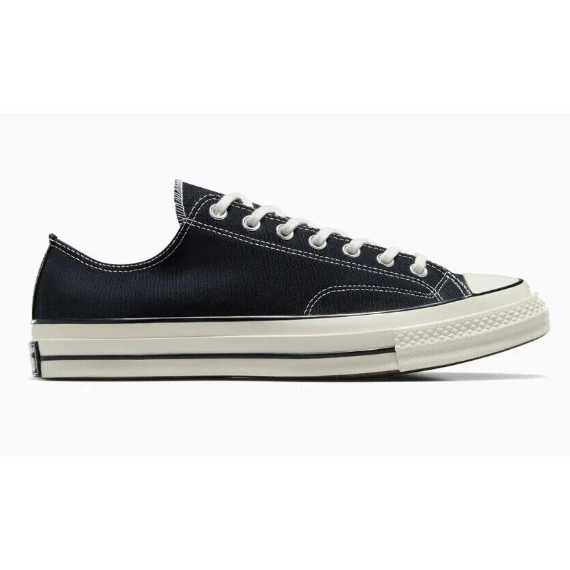 Mens Converse Chuck 70 Black Black Egret Canvas Shoes