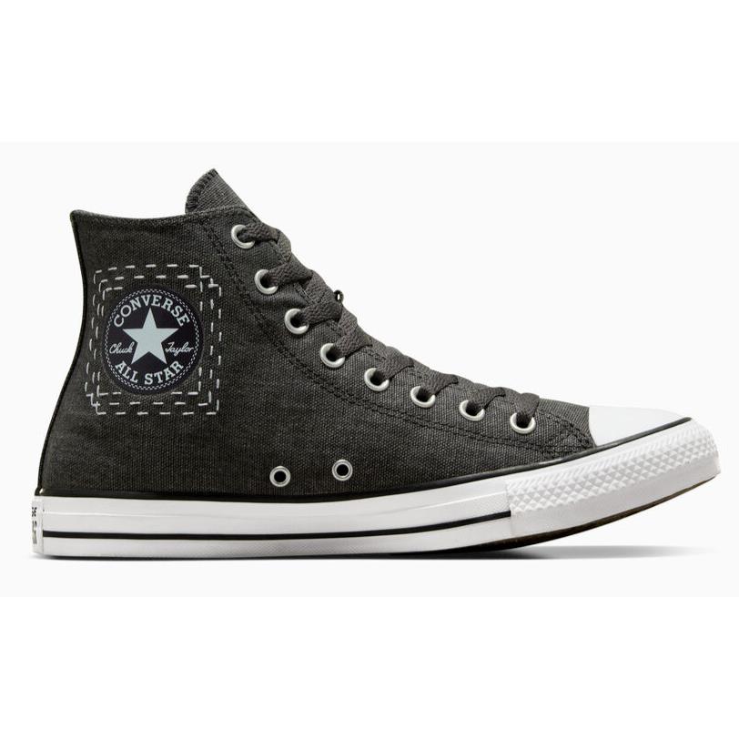 Mens Converse Chuck Taylor All Star Boro Stitch High Dark Grey Canvas Shoes