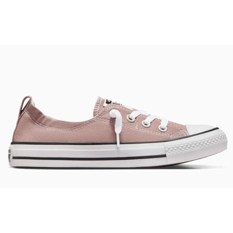 Womens Converse Chuck Taylor All Star Shoreline Pink White Canvas Shoes