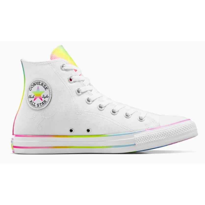 Mens Converse Chuck Taylor All Star Pride White Chaos Fuschia Canvas Shoes