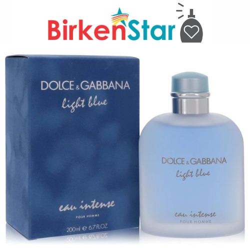 Light Blue Eau Intense Cologne By Dolce Gabbana For Men 6.7 oz Edp Spray