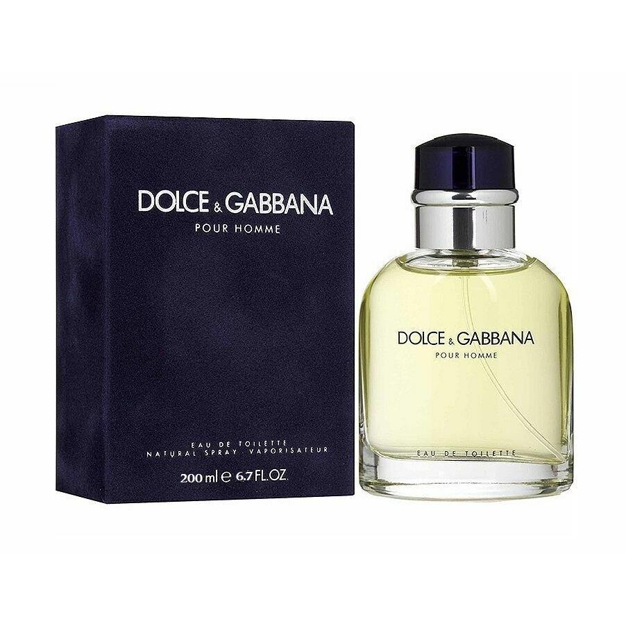 Dolce Gabbana Pour Homme Men 6.7 oz 200 ml Eau de Toilette Spray