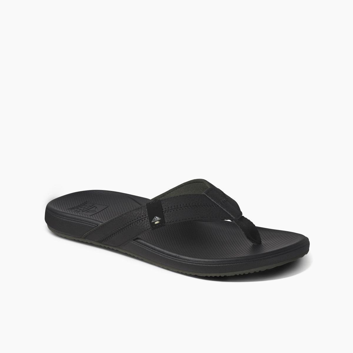 Reef Men`s Cushion Phantom 2.0 Flip Flops Black - CJ4346 Black