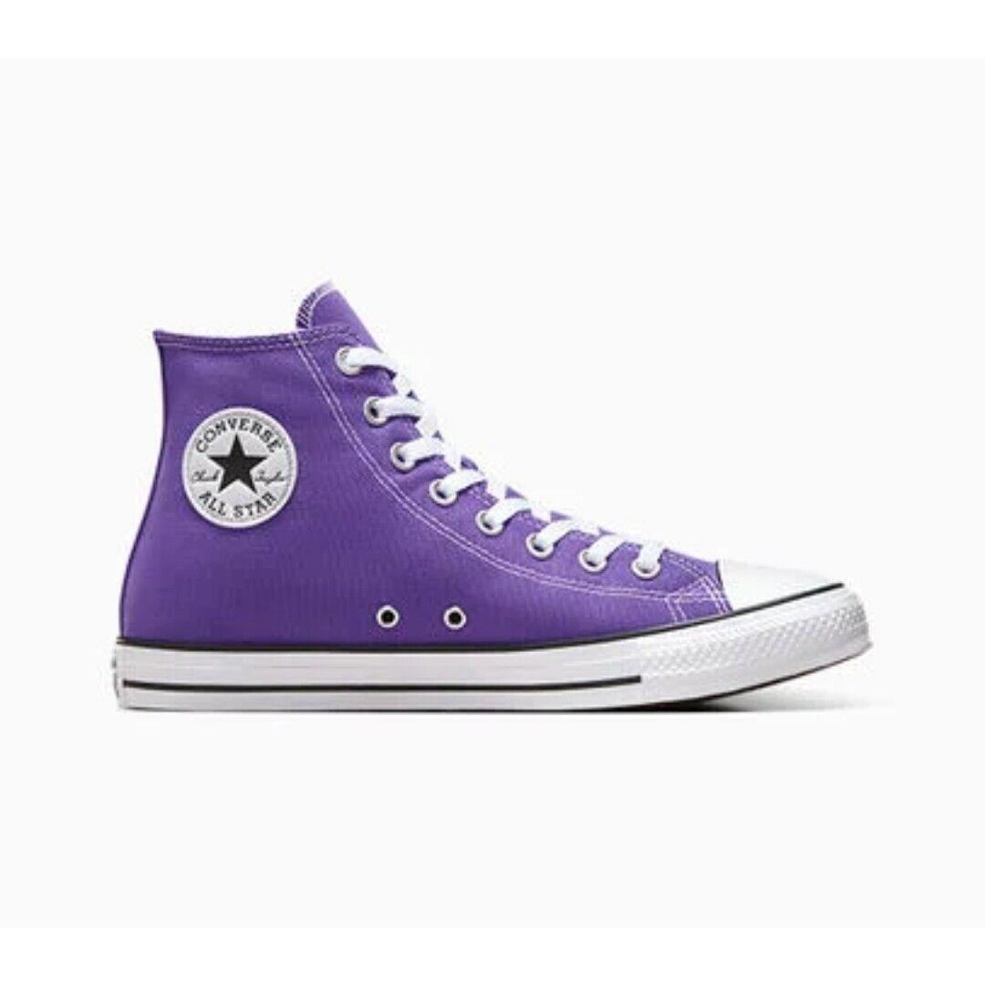 Converse Chuck Taylor All Star High Tops Women 9 Men 7 Electric Purple New/box - Purple