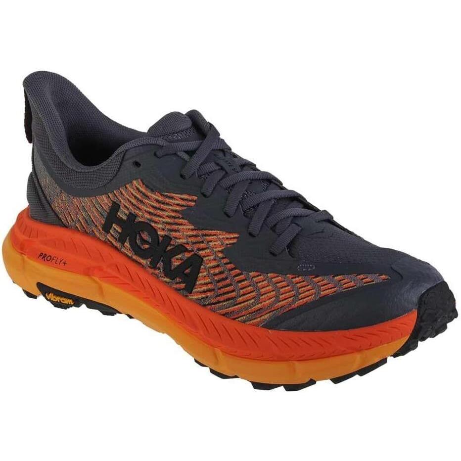 Hoka One Men`s Running Shoes on Trails Castlerock Black