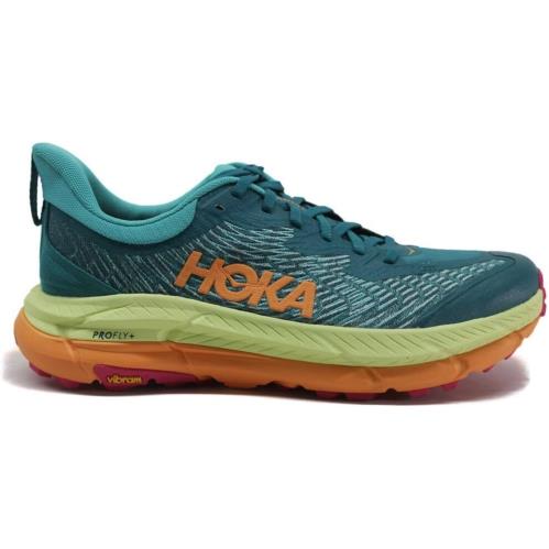 Hoka One Men`s Running Shoes on Trails Deep Lake Ceramic