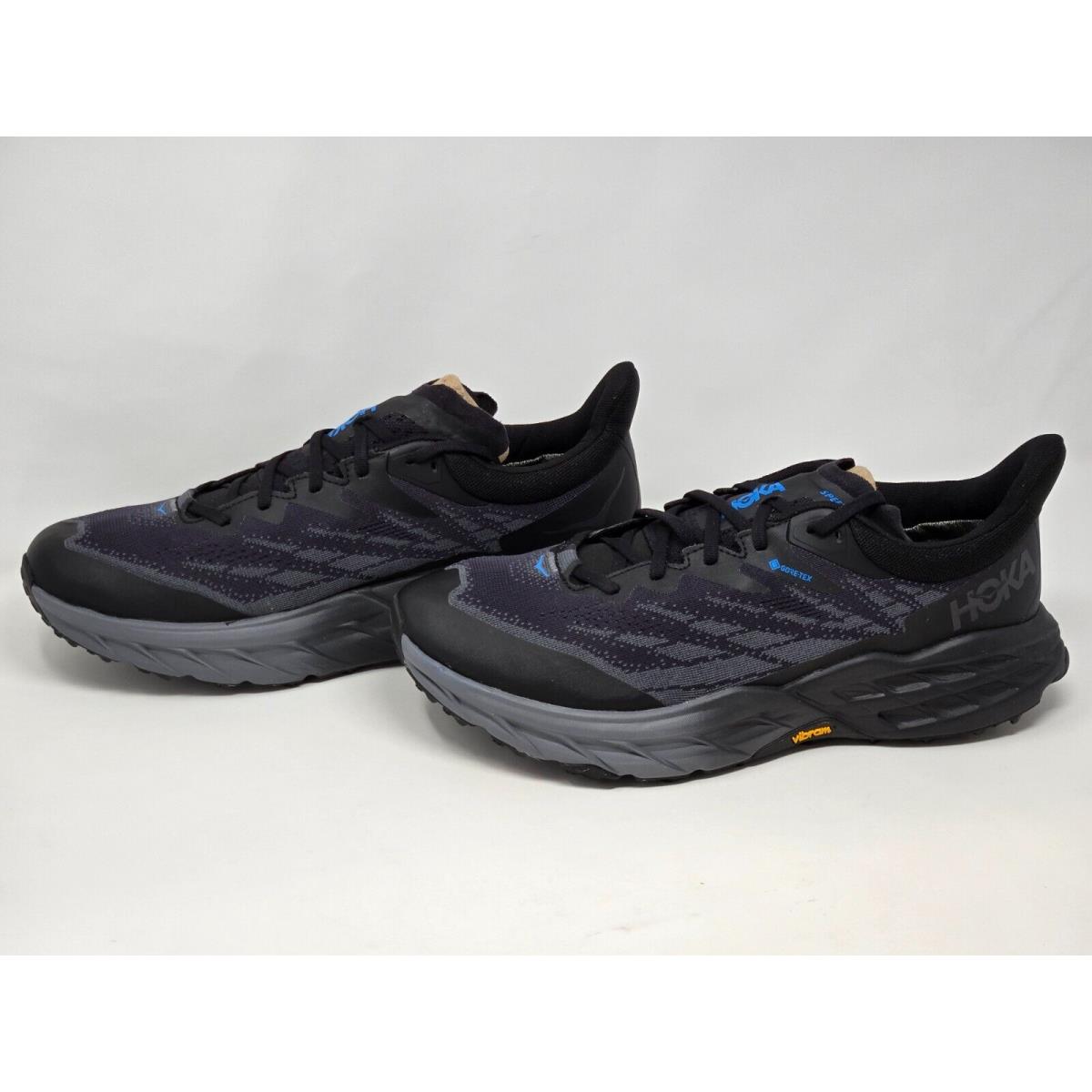 Hoka One One Speedgoat 5 Gtx Men`s Size 11.5 Black Grey Gore-tex 1127912 Nby