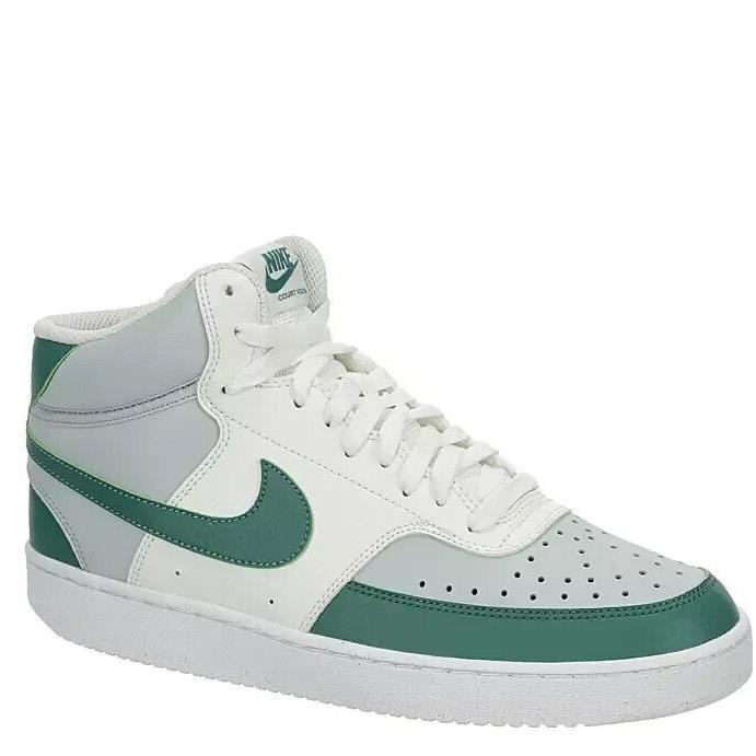 Nike Court Vision Mid High Top Men`s Shoes Sneakers Trainers Green - Green