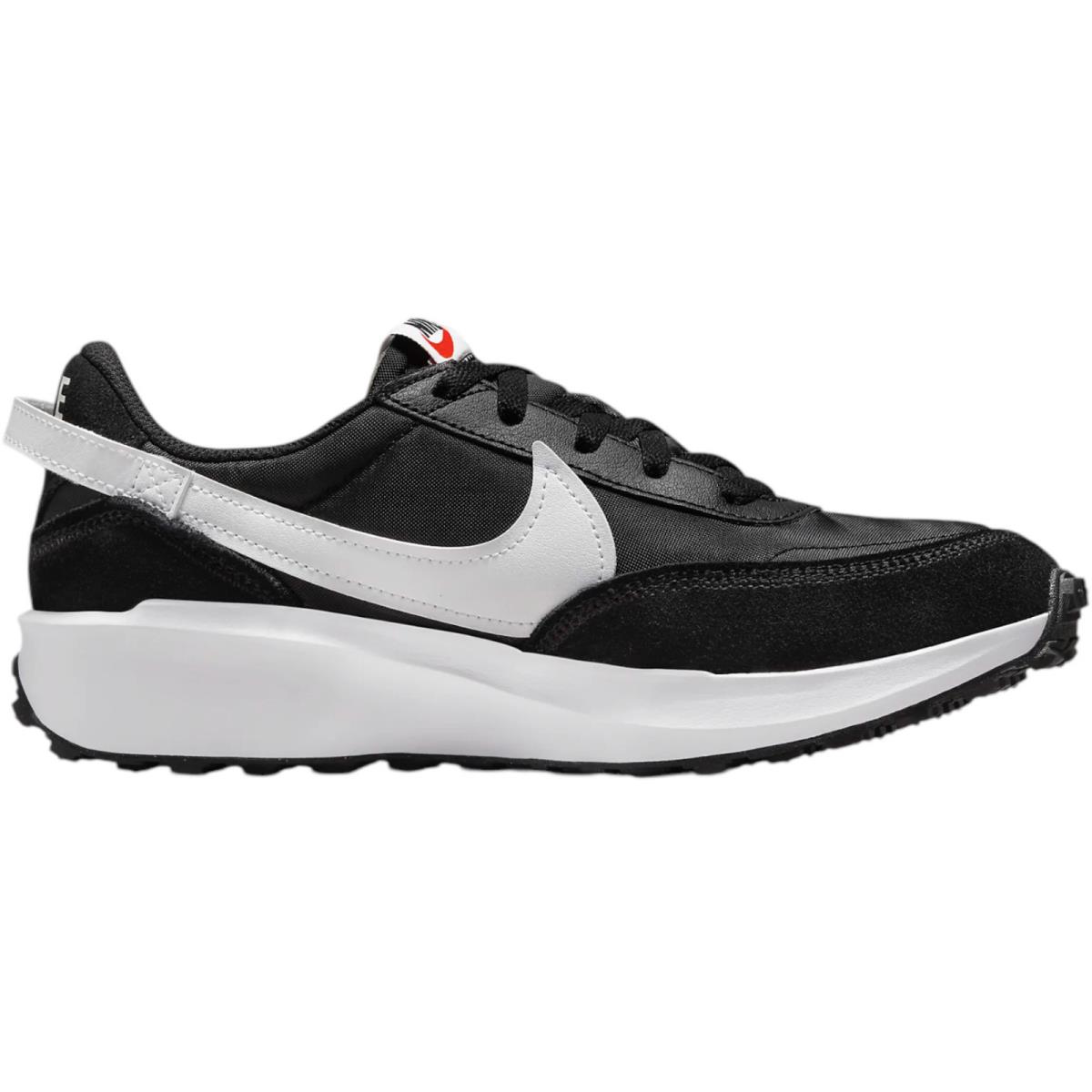 Nike Waffle Debut Women`s Casual Shoes All Colors US Sizes 6-11 - Black/Orange/Clear/White