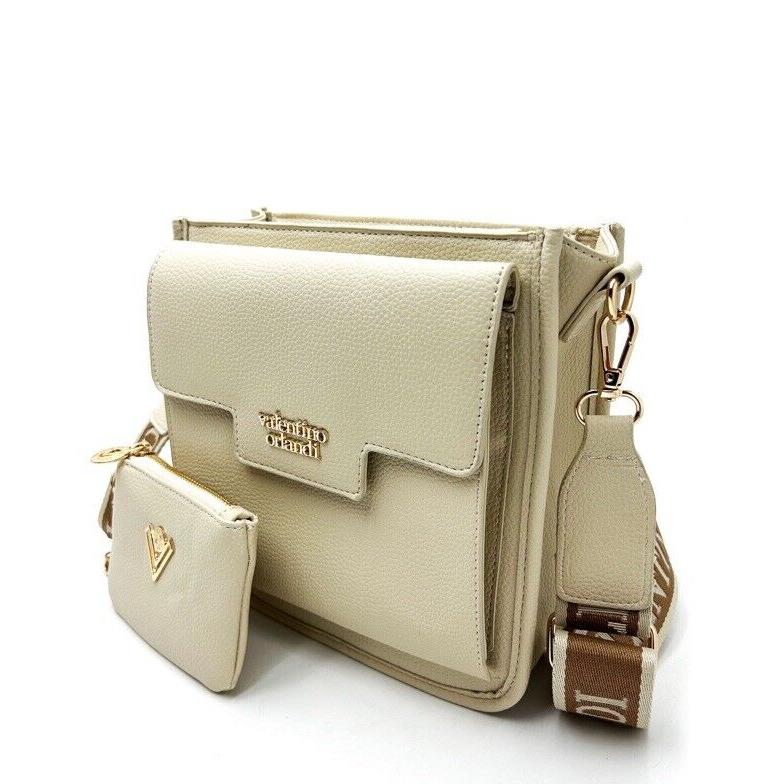 Valentino Orlandi Crossbody Bag with Wallet Bone