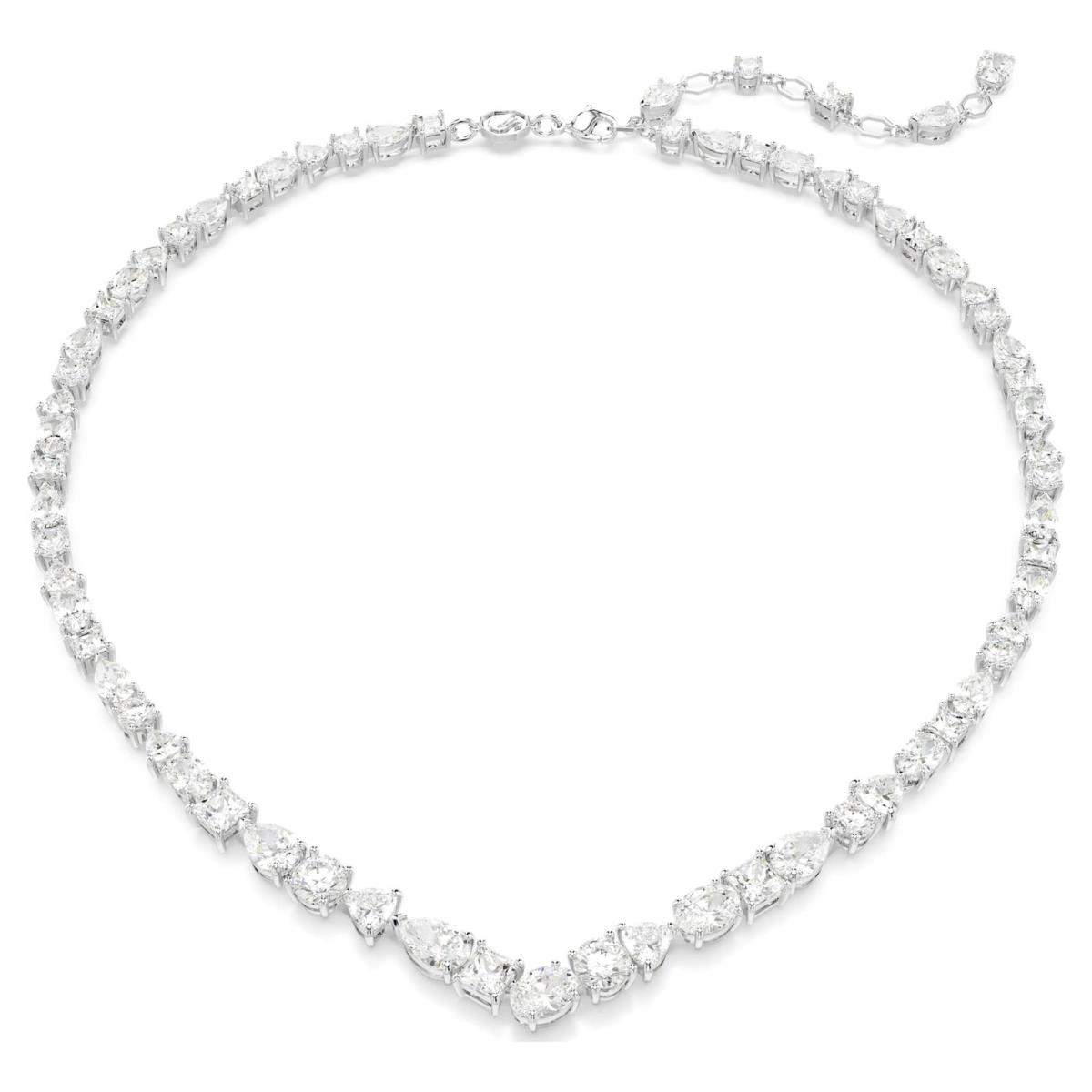 Swarovski Mesmera Necklace Mixed Cuts White Rhodium Plated 5665242