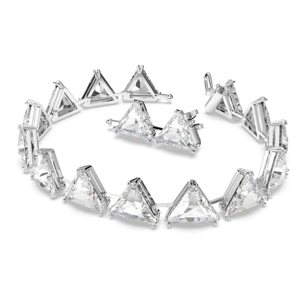 Swarovski Ortyx Bracelet Triangle Cut White Rhodium Plated