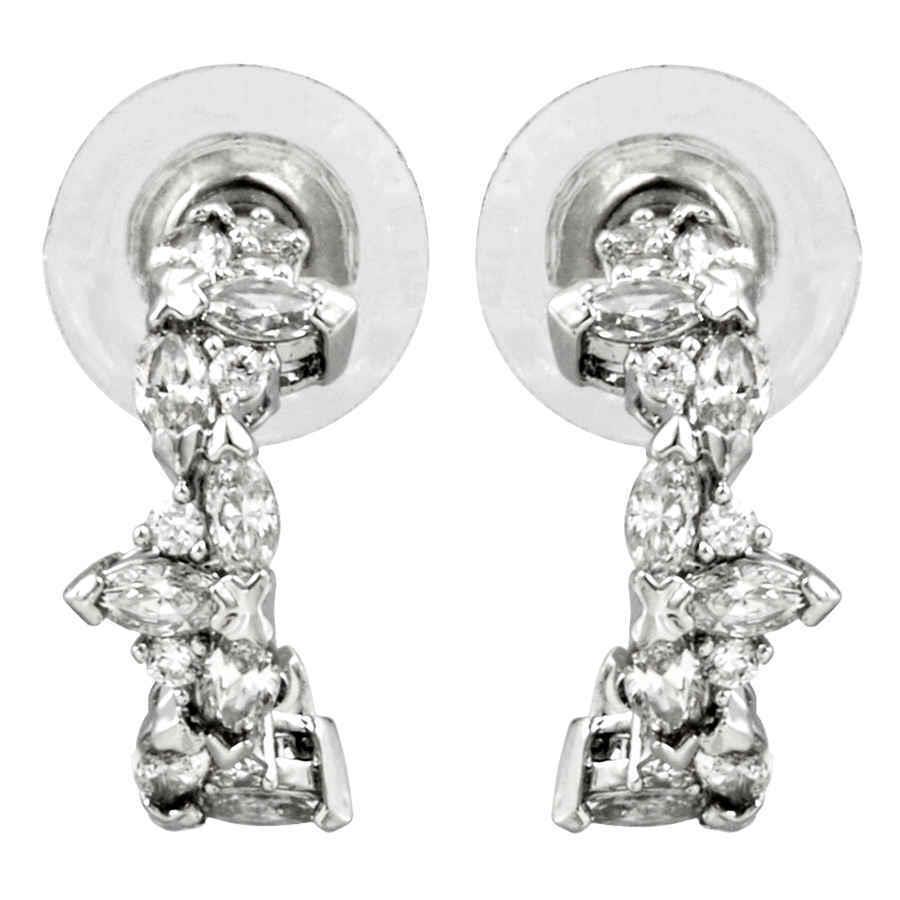 Swarovski Rhodium-plated Hoop Earrings 5390189