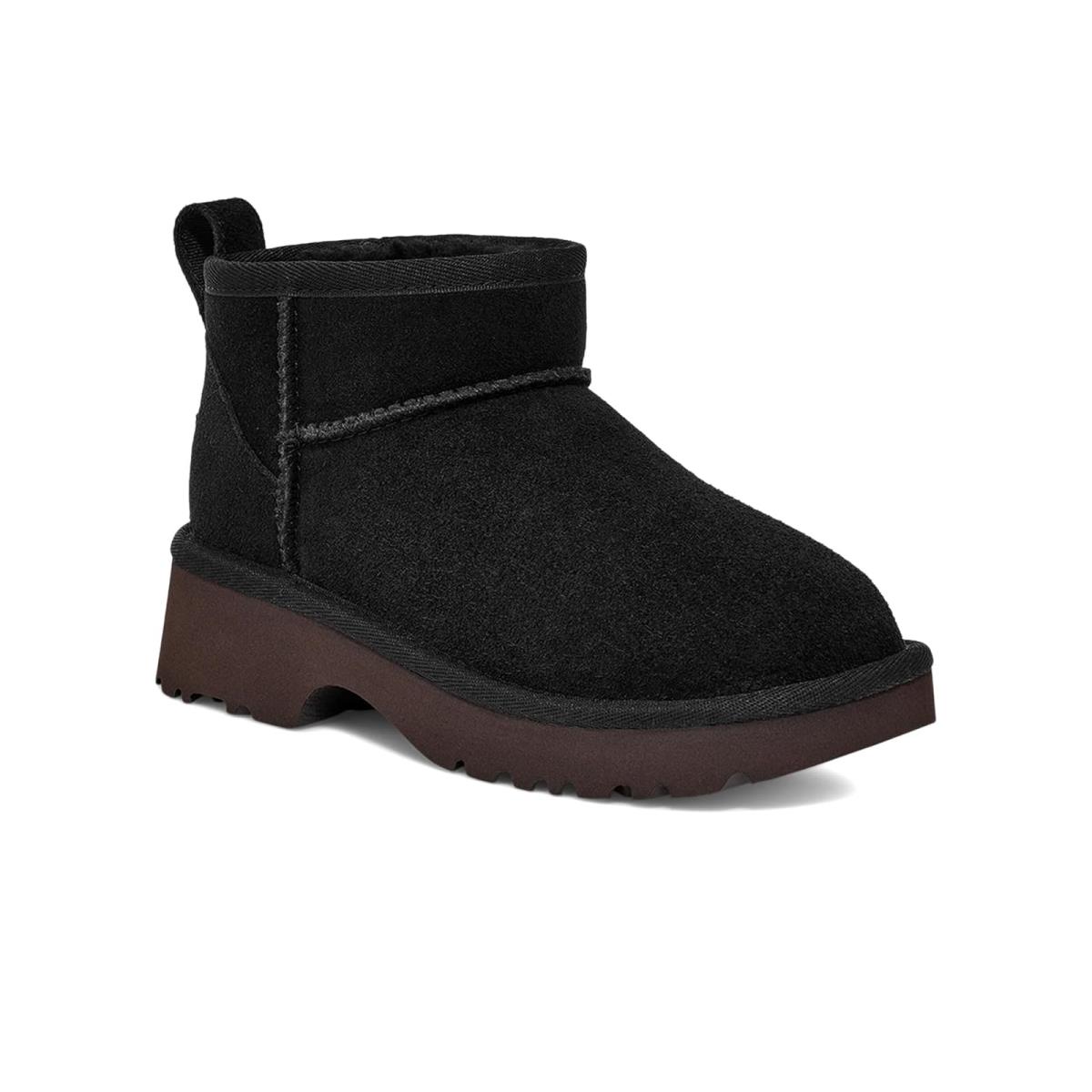 Girl`s Boots Ugg Kids Classic Ultra Mini Heights Little Kid/big Kid - Black