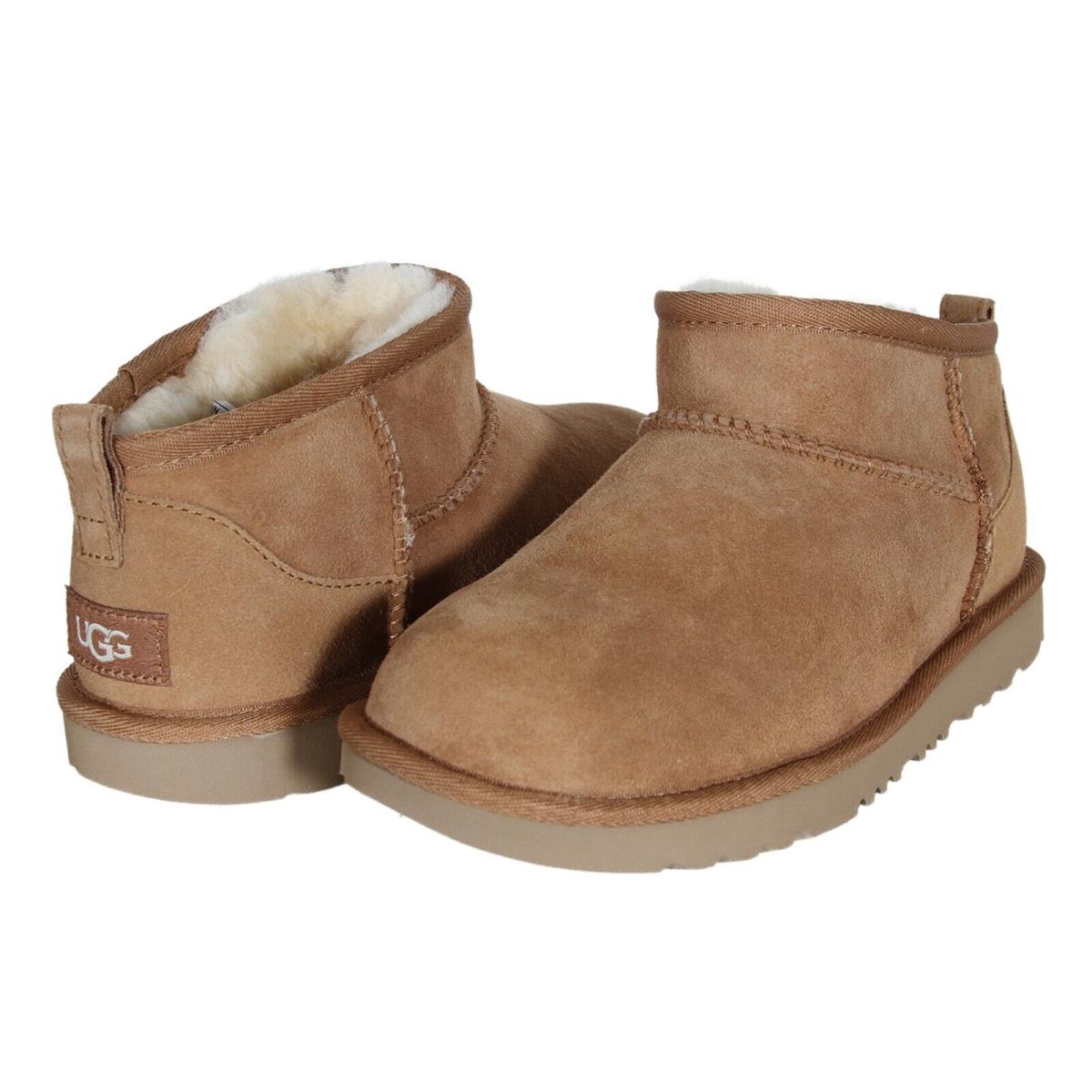 Ugg Ultra Mini Big Kids Boots in Chestnut 1130750k-CHE - Brown