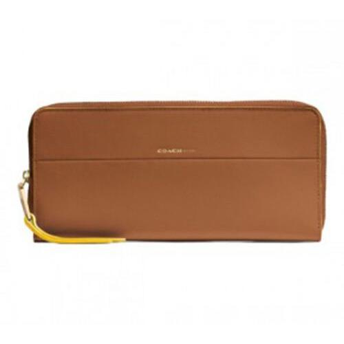 Coach 51716 Edgepaint Slim Continental Zip Around Wallet