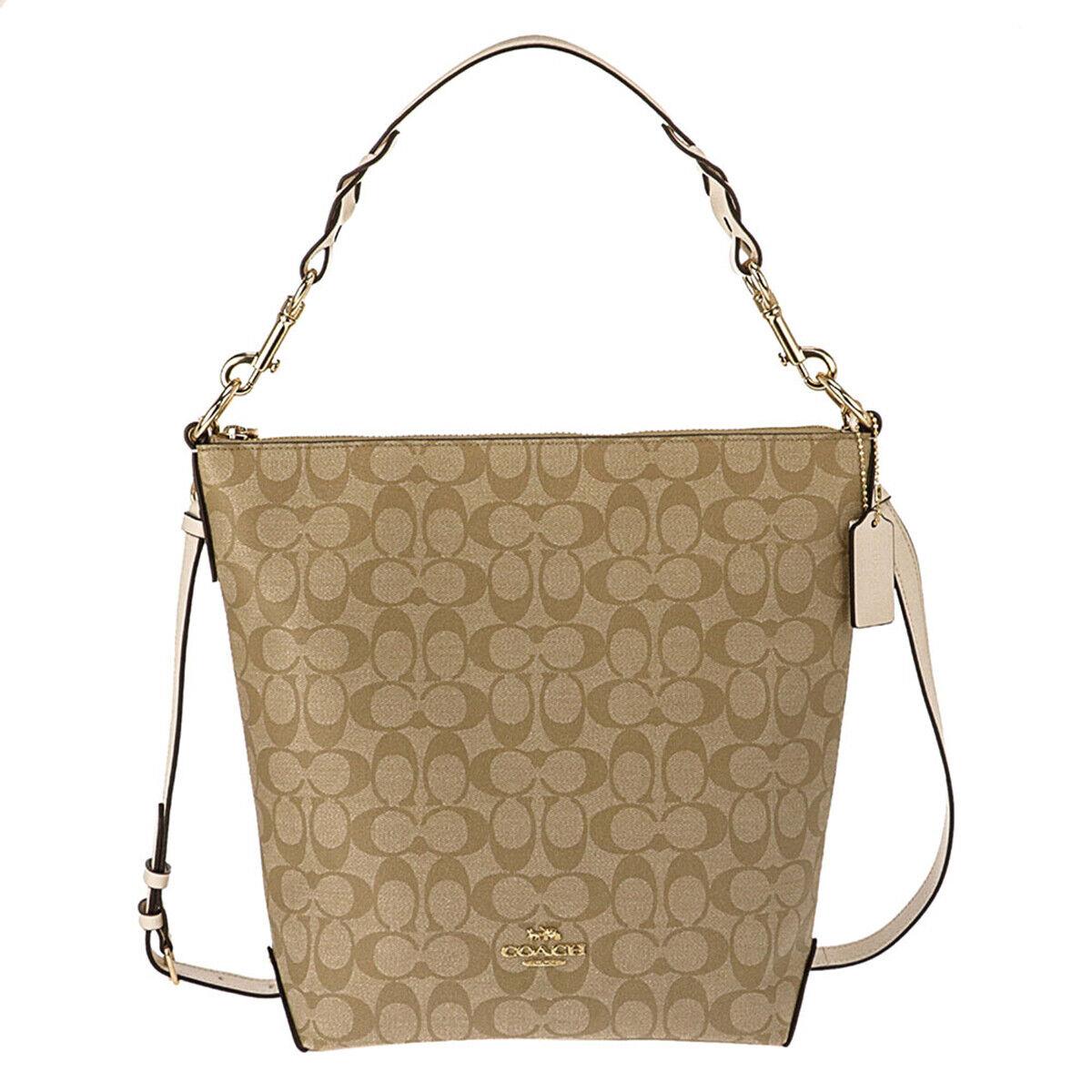 Coach Signature Abby Duffle Bag Womens Style : F31477 - Light Khaki/Chalk