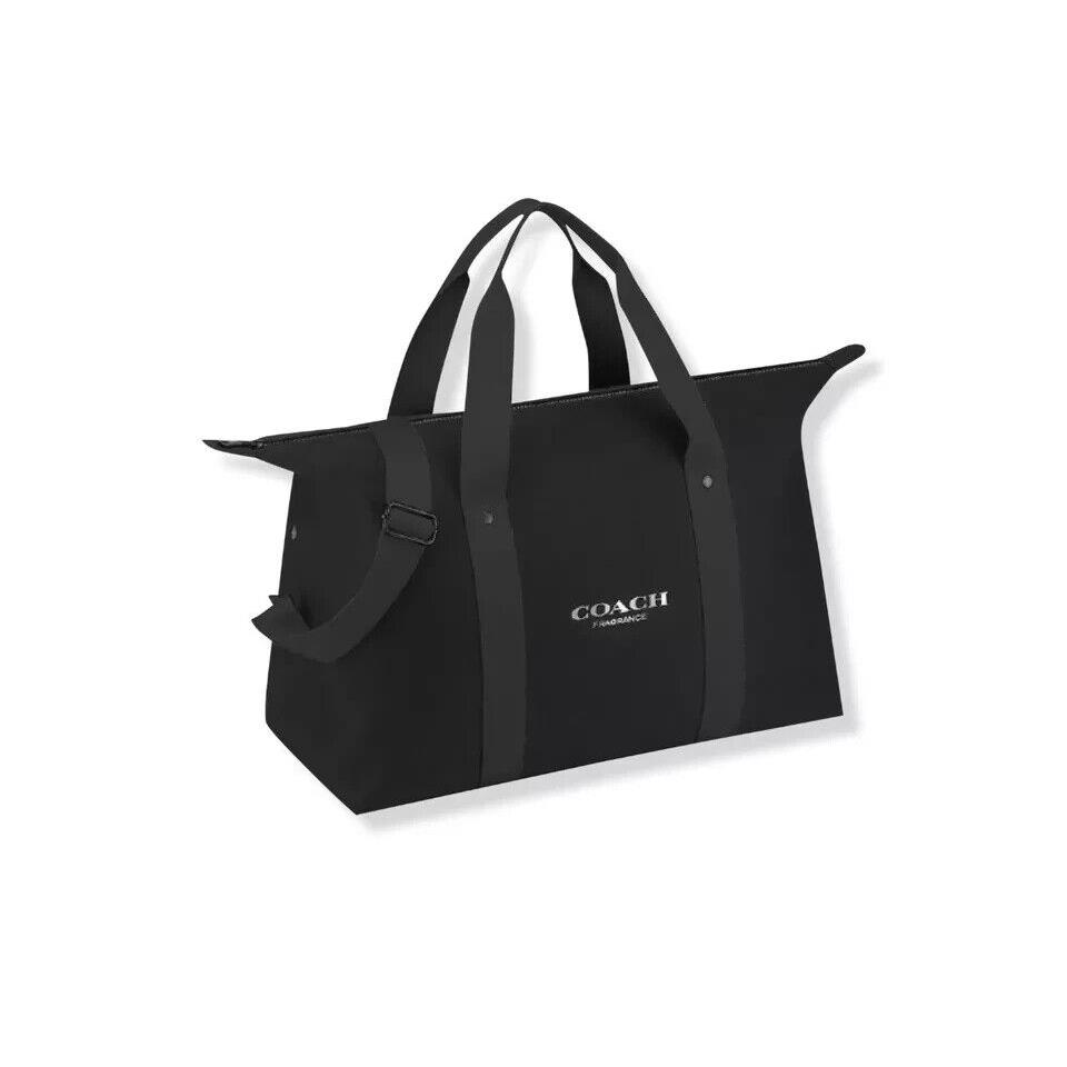 Coach Fragrance Duffle Black Weekender Carry-on Gym Shoulder / Hand Bag