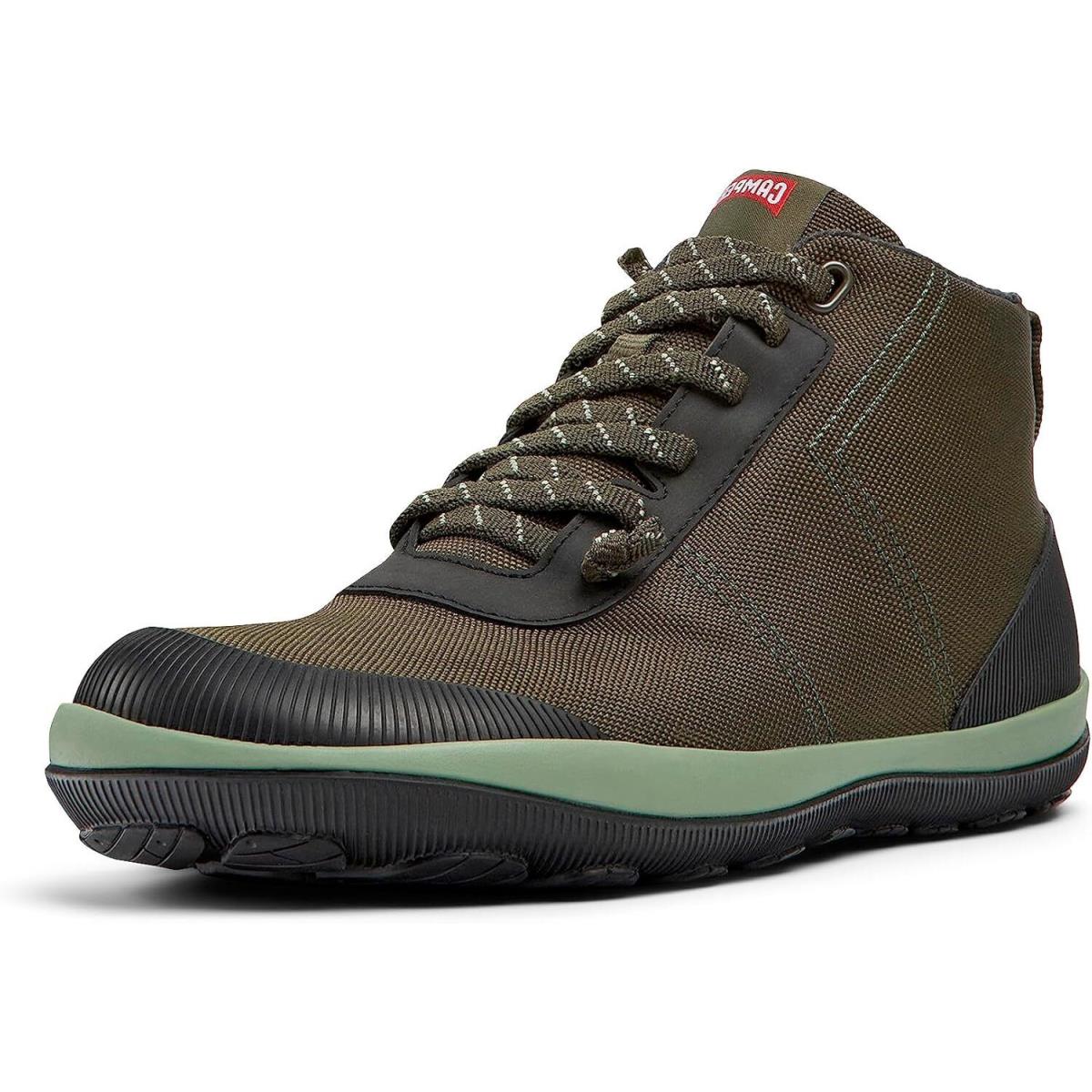 Camper Men`s Peu Pista Gm Ankle Boot Dark Green