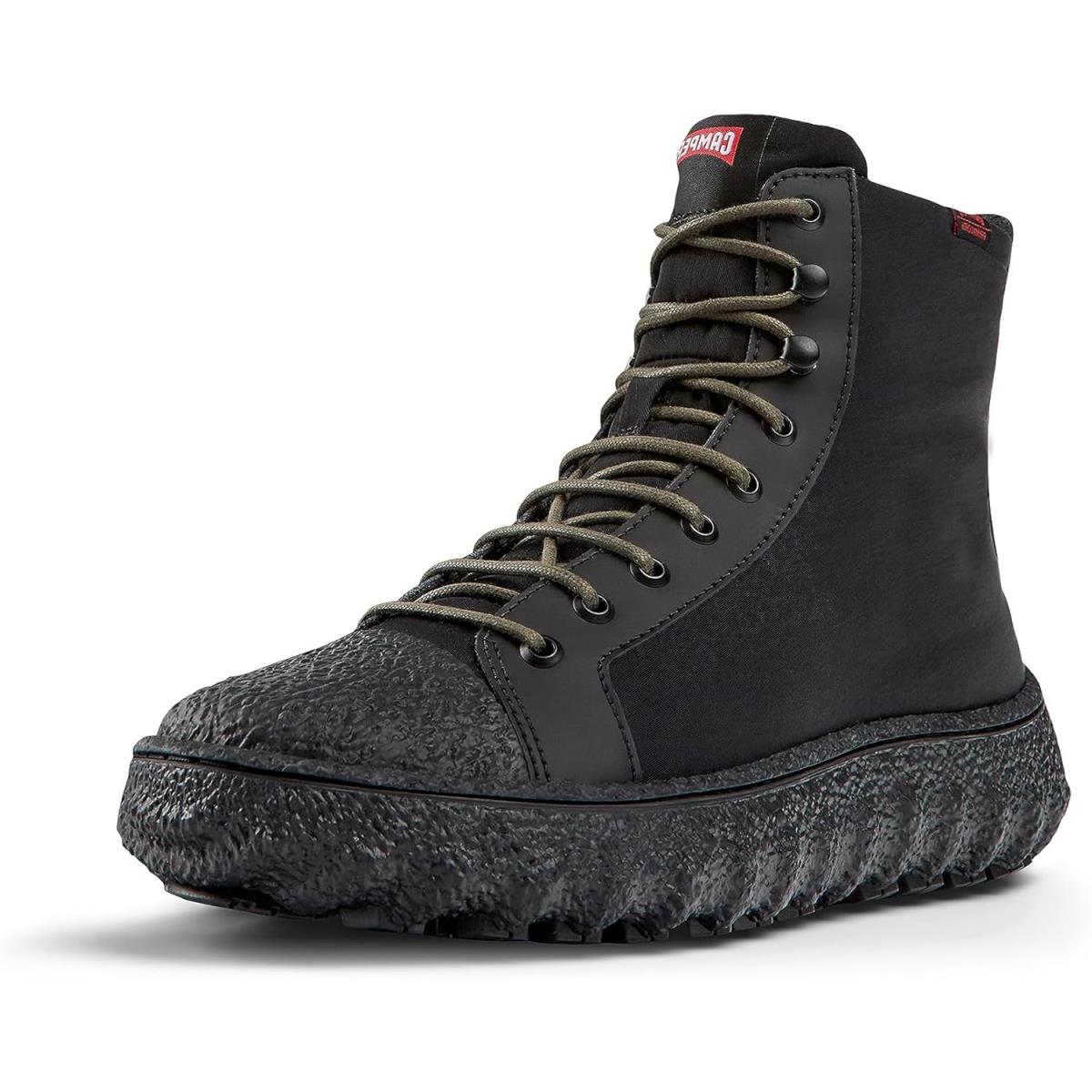 Camper Men`s Ground Ankle Boot Black