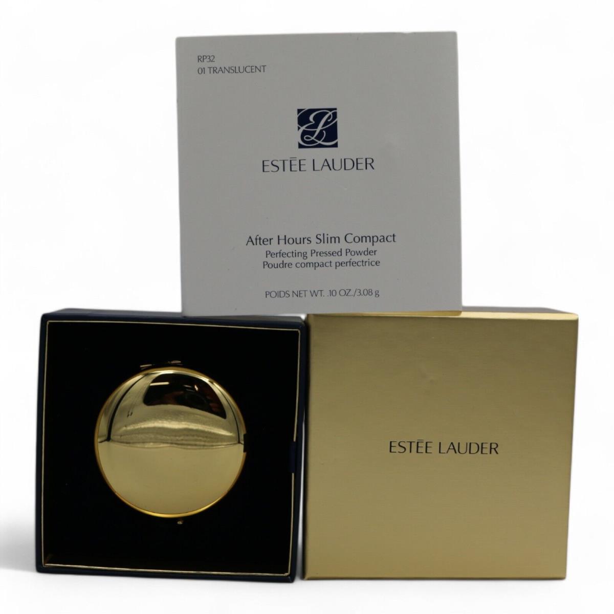 Estee Lauder After Hours Slim Perfecting Pressed Powder Compact 01 Translucent