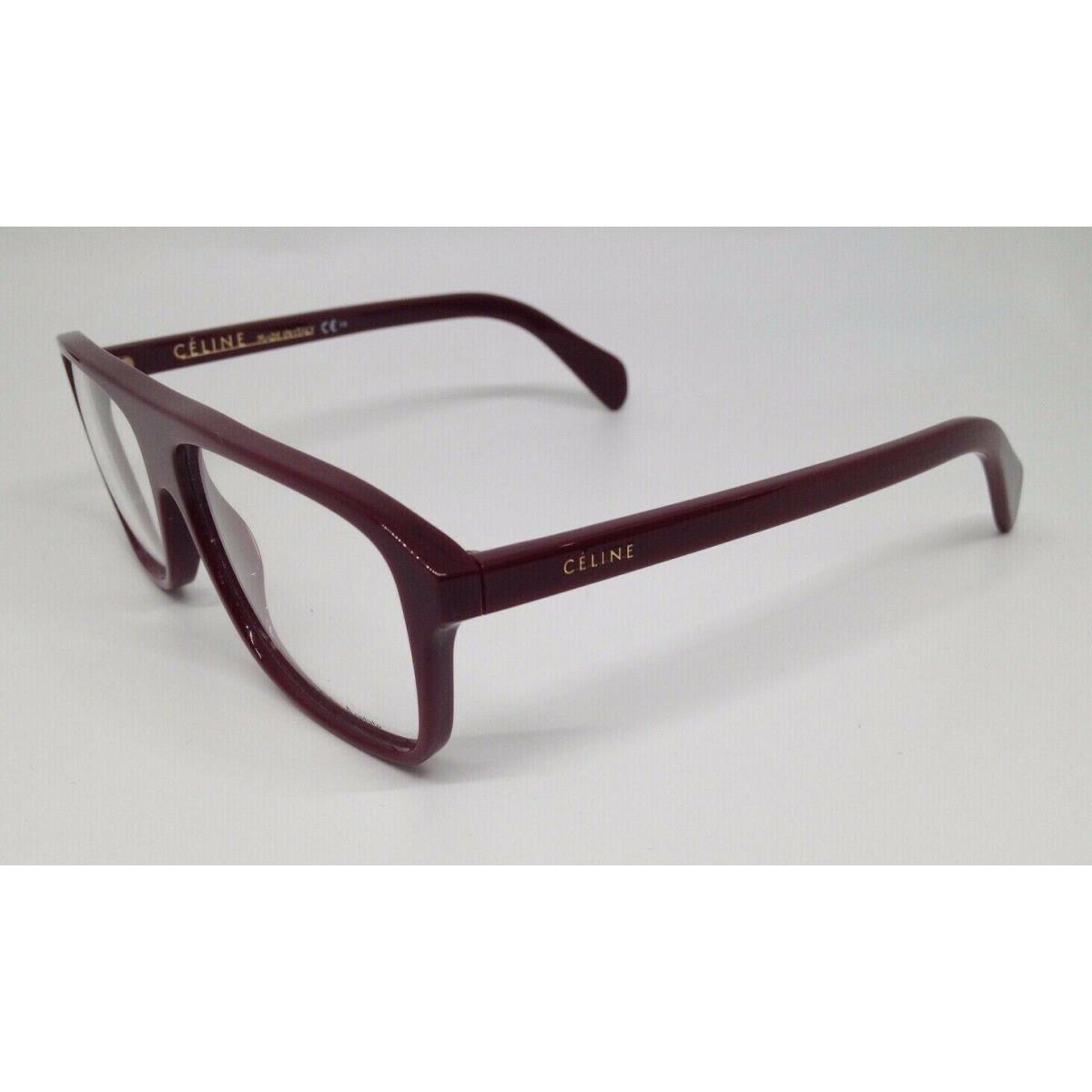 Celine CL 41321 Burgundy Lhf Plastic Eyeglasses Frame 54-14-140 Italy