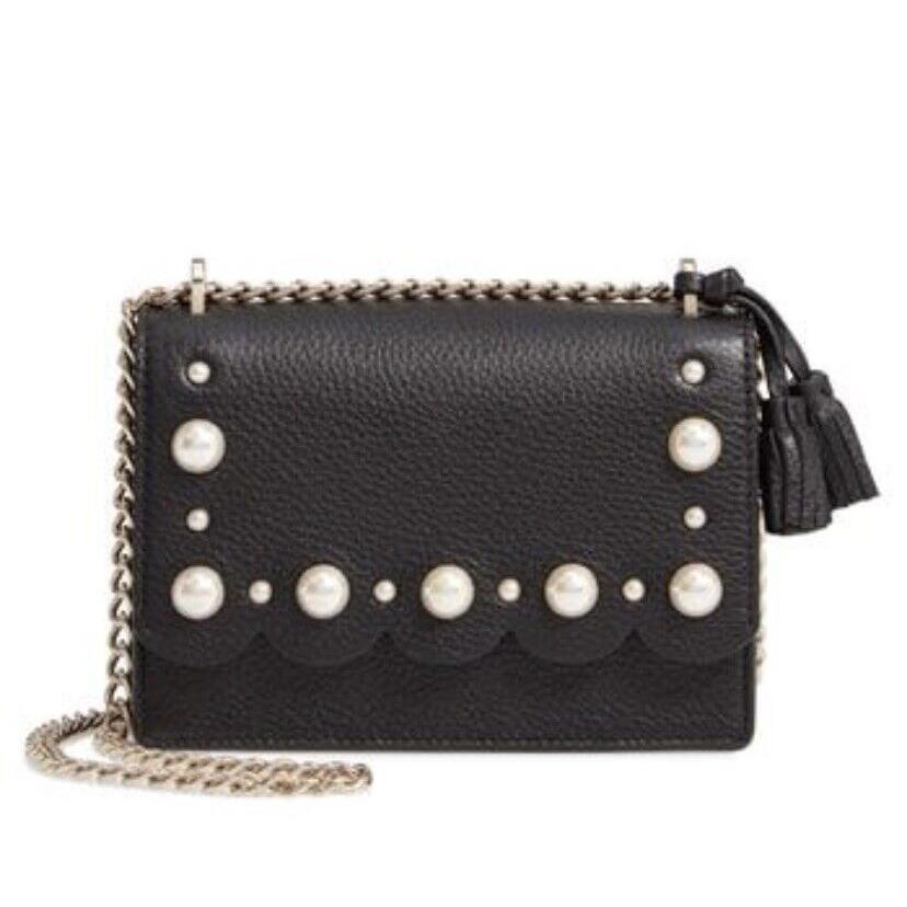 Kate Spade Hayes Street Pearl Hazel Shoulder Bag Black / Gold BUP94